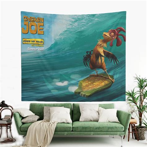 0 out of 5 stars 1. . Chicken joe tapestry